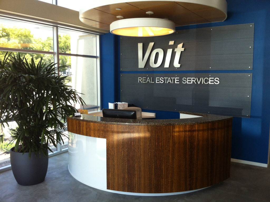 Lobby signage can make your brand visible and impressive. 