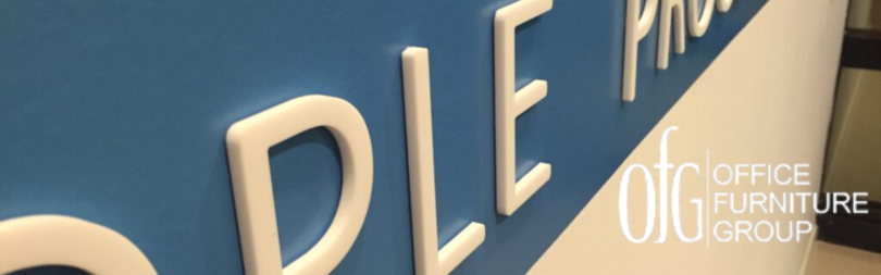3D Showroom lettering for the Office Furniture Group in Irvine, CA