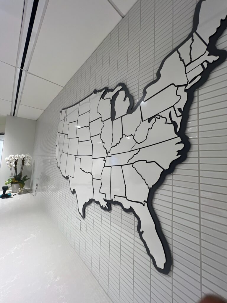 Magnetic US map